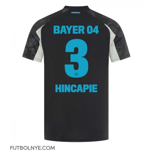 Camiseta Bayer Leverkusen Piero Hincapie #3 Tercera Equipación 2024-25 manga corta